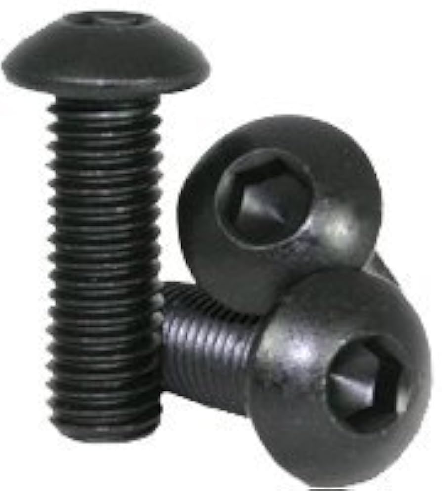 Picture of Brighton Best 201171 3/8"-16X3/4",(Ft) Button Socket Caps Coarse Alloy Thermal Black Oxide